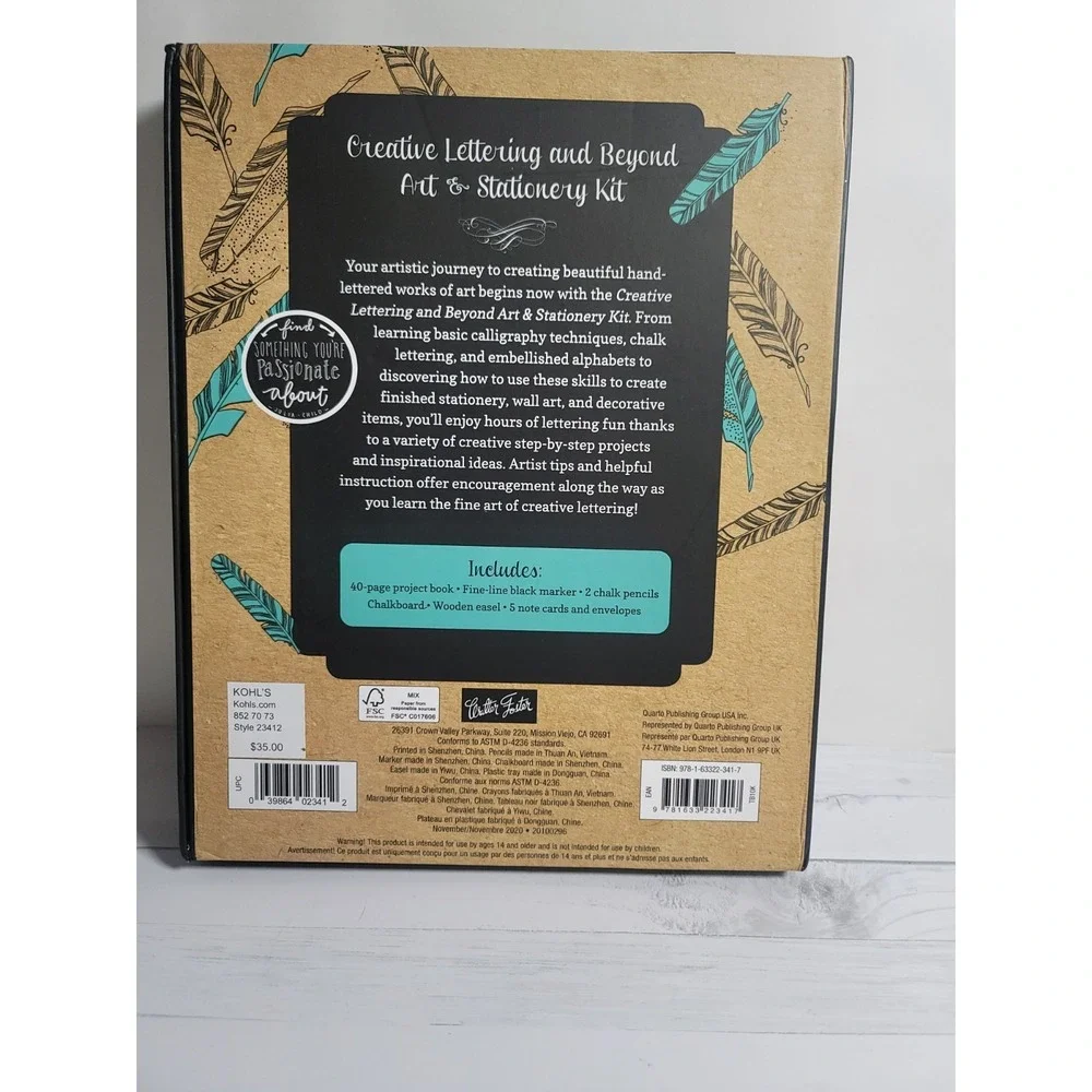 Lot 2 Creative Lettering & Beyond‎ Inspiring Tips Techniques and Ideas Book Kit